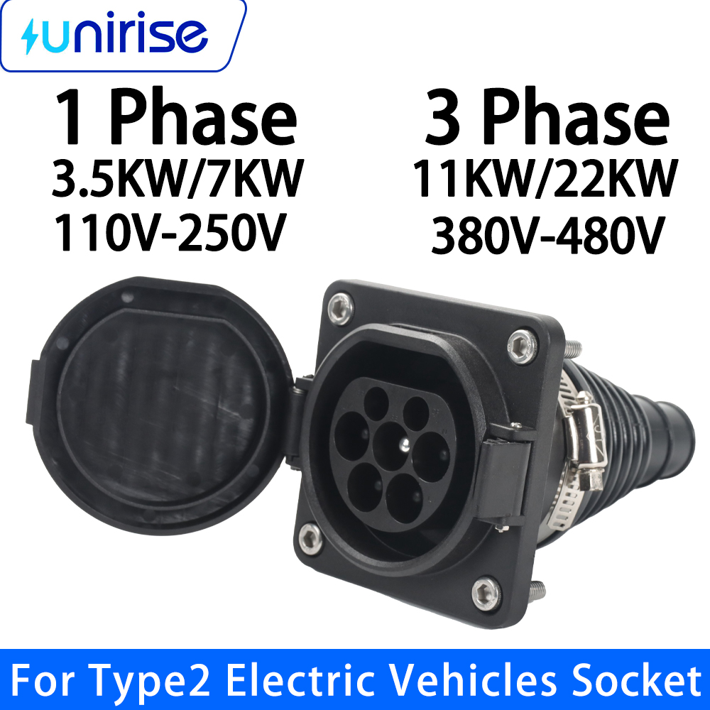 Unirise Type2 EV Car Socket wi - Ev Charging Cable ulasan dan harga