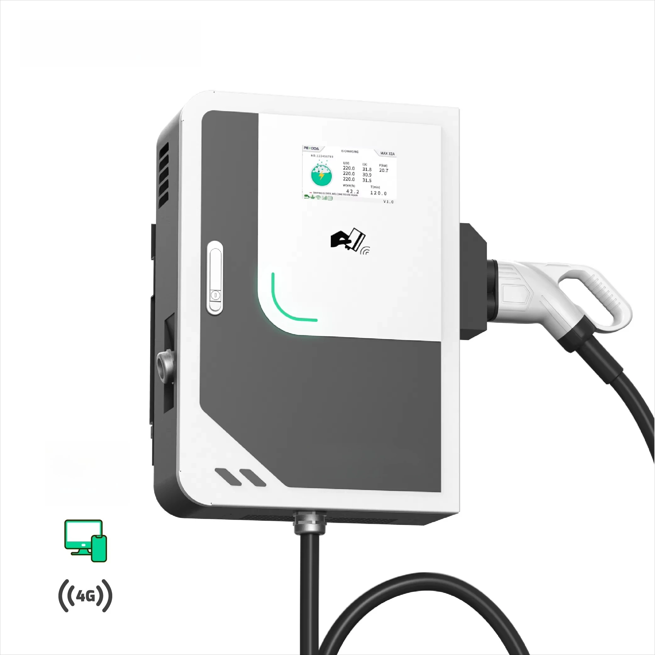 Penoda DC Wallbox Car Charger  - Dc Fast Charger 30Kw Wallbox Commercial ulasan dan harga