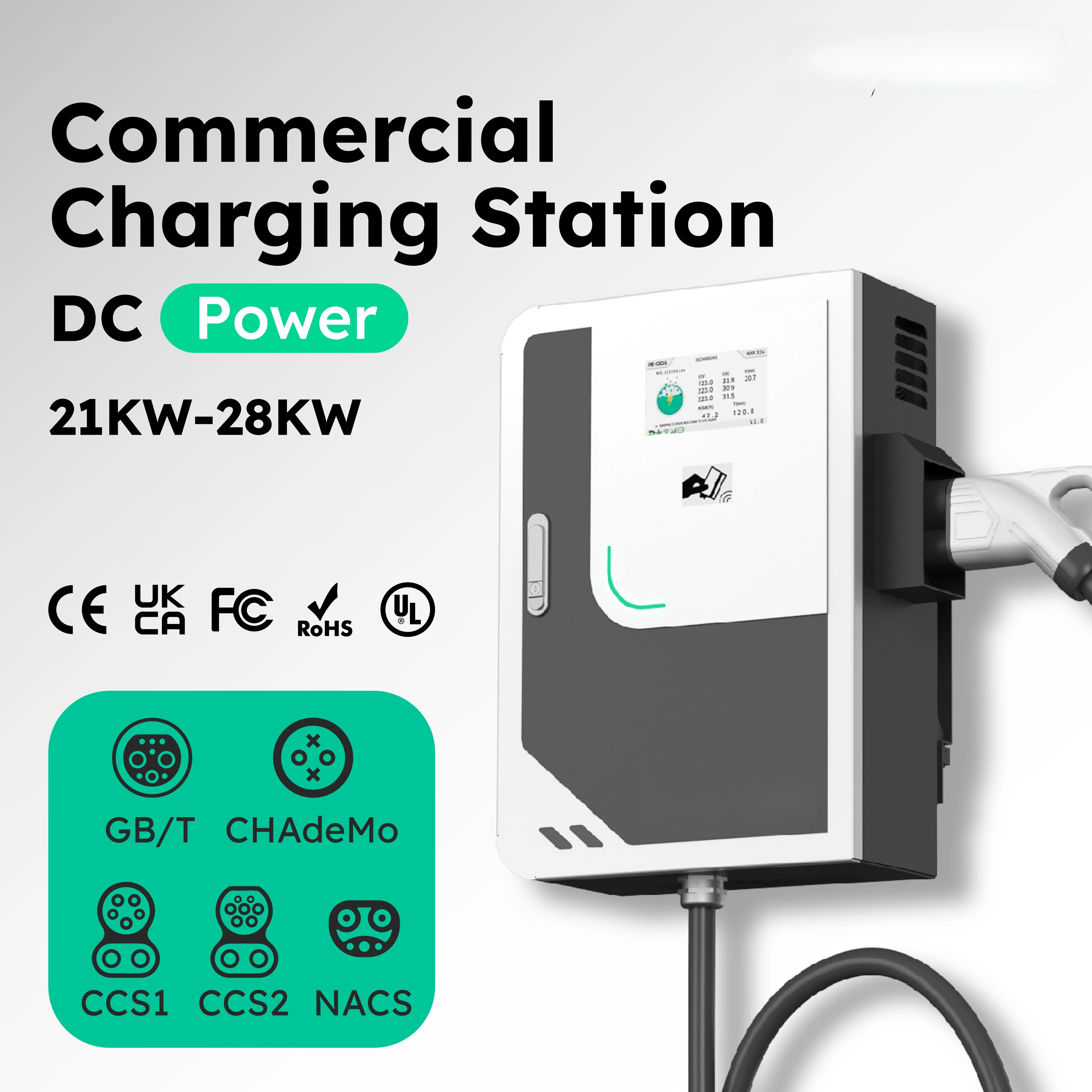 Penoda DC Wallbox Car Charger  - Dc Fast Charger 30Kw Wallbox Commercial ulasan dan harga